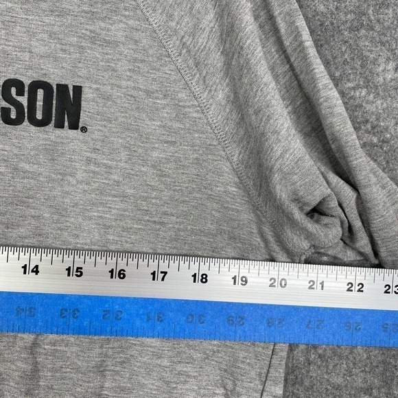 Harley Davidson Long Sleeve Shirt Adult Large Soft Logo Spellout Biker Rayon - Picture 3 of 8